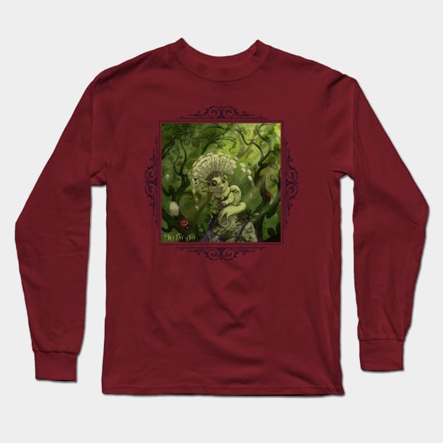 Fwish — Dandelion Flying Squirrel Long Sleeve T-Shirt by Mili Fay Art